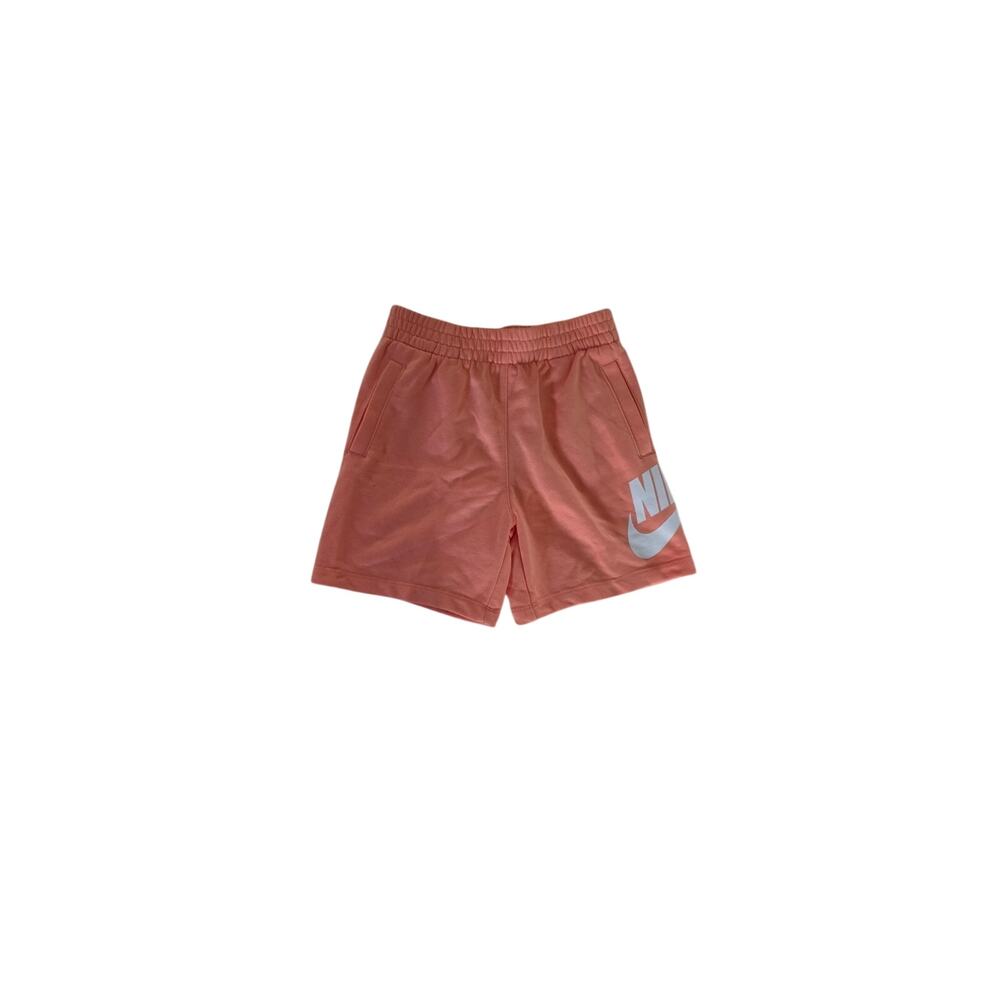 Nike toddler Shorts Size 2T Coral Orange Logo Cotton Blend NWT